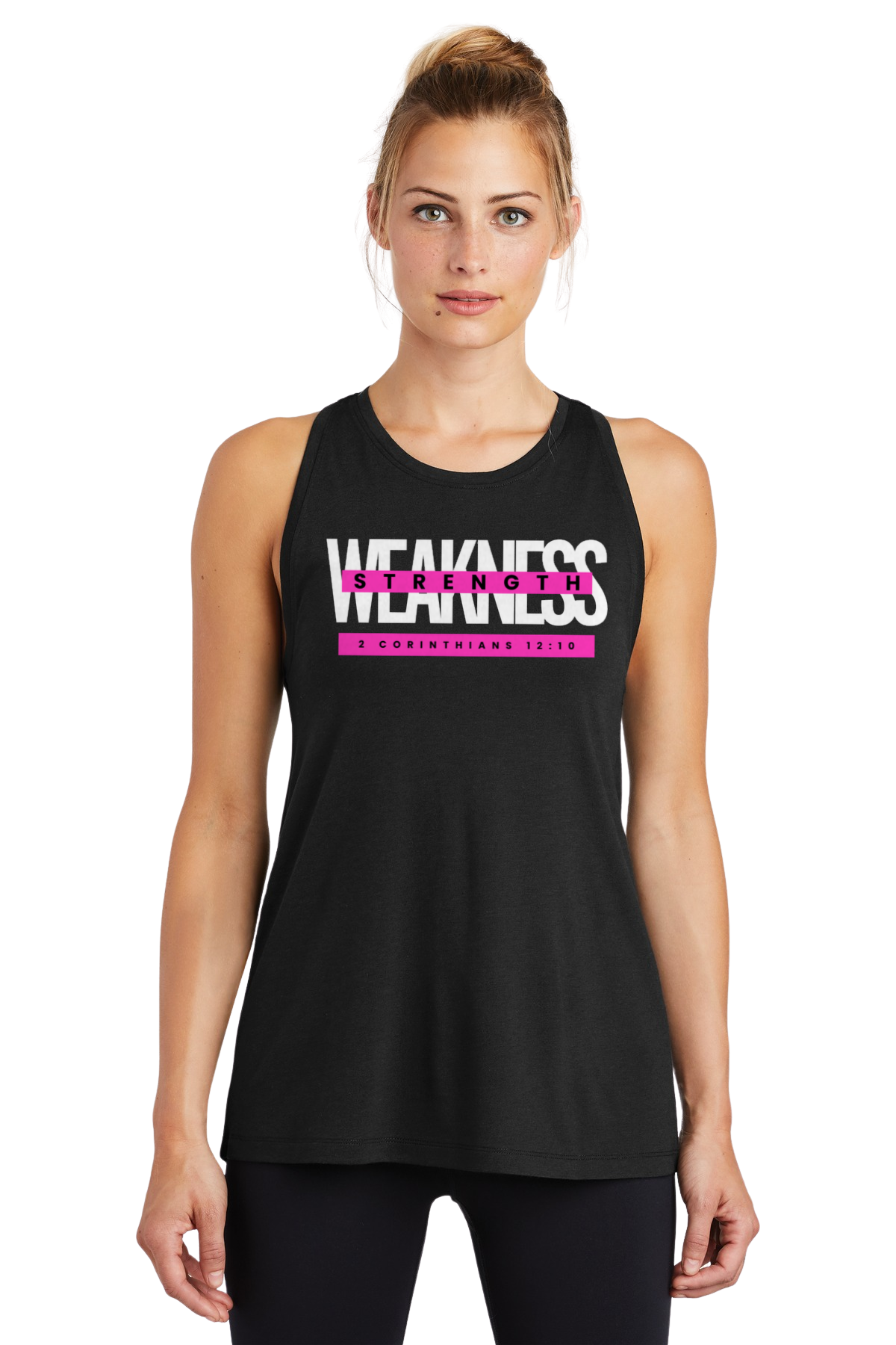 Strength In Weakness Women's Racerback