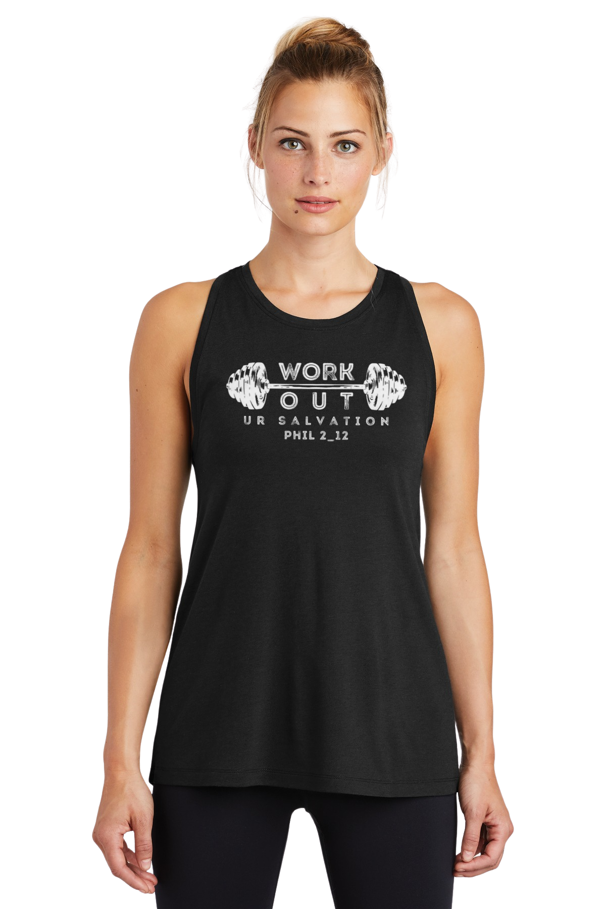 Work Out UR Salvation Women's Racerback