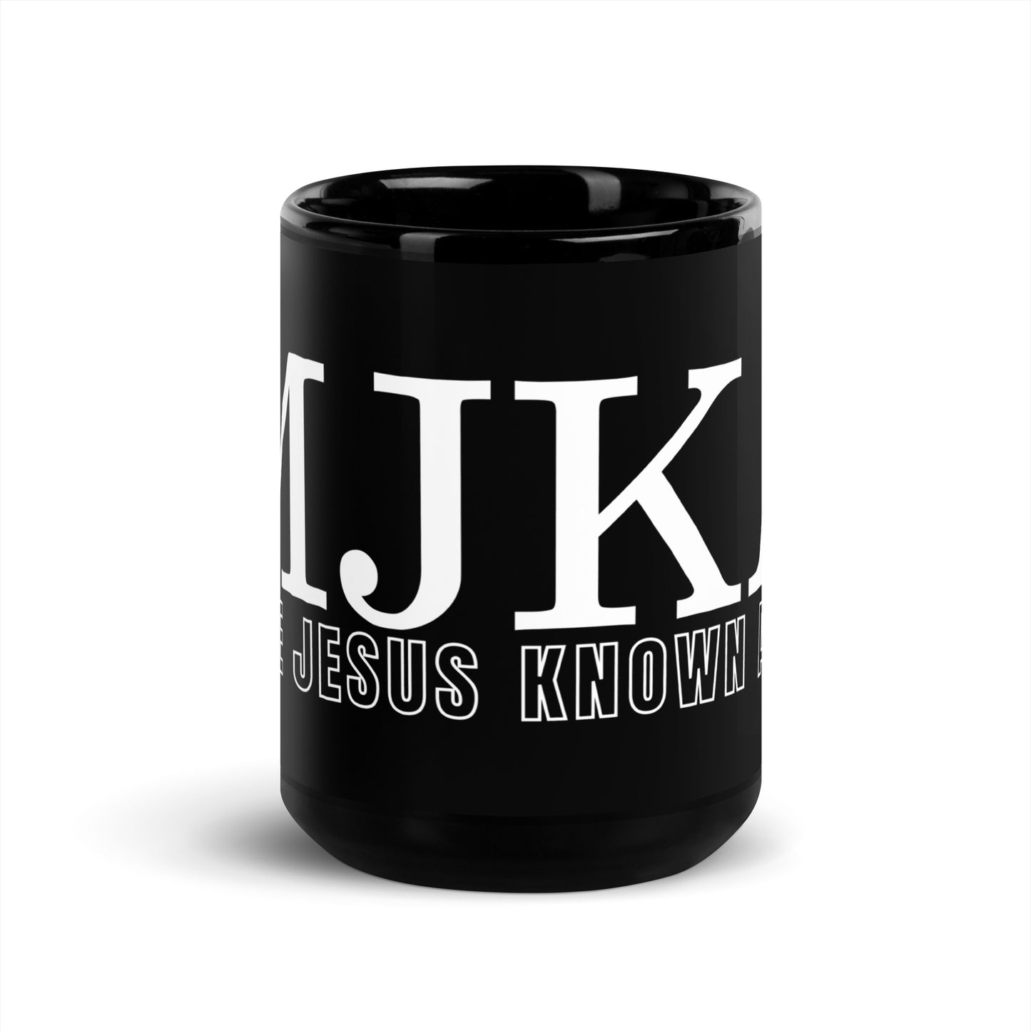 Make Jesus Known Again Black Glossy Mug