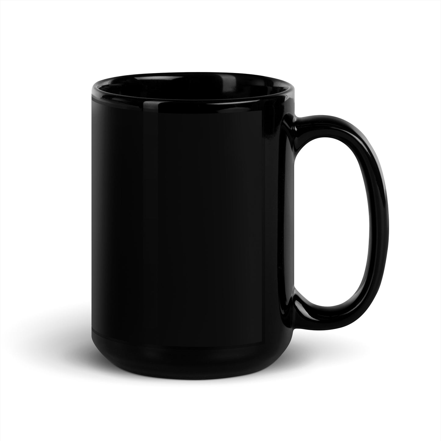 Why Not Jesus Black Glossy Mug