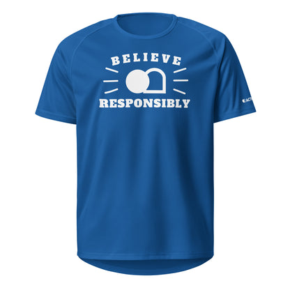 Believe Responsibly Classic sports jersey