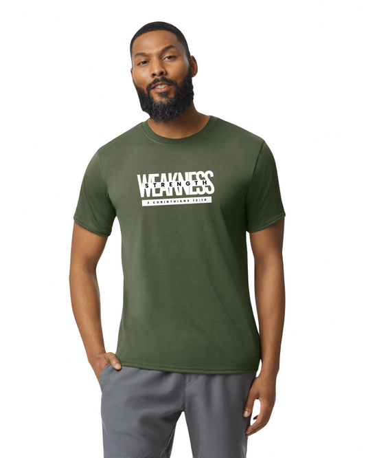 Strength in Weakness Men's Performance Shirt